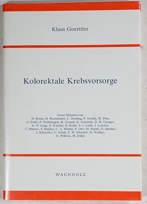 Bild des Verkufers fr Kolorektale Krebsvorsorge. zum Verkauf von Antiq. F.-D. Shn - Medicusbooks.Com