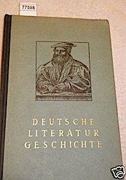 Bild des Verkufers fr Deutsche Literaturgeschichte. zum Verkauf von Buchliebe-shop I Buchhandlung am Markt