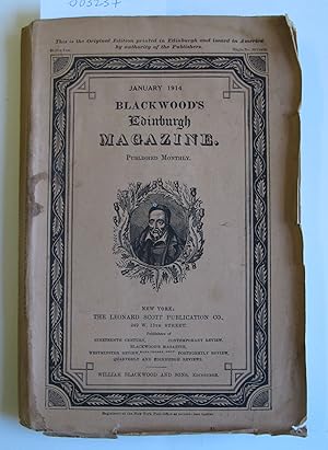 Blackwood's Edinburgh Magazine. January 1914