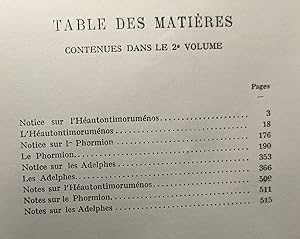 Seller image for Trence comdies - TOME DEUXIEME - traduction nouvelle - collection des classiques garnier for sale by crealivres