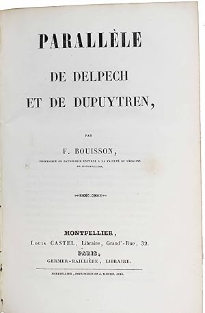 Parallèle de Delpech et de Dupuytren