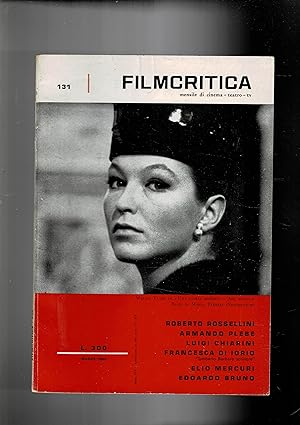 Seller image for Filmcritica n 121 marzo 1963. Scritti di Rossellini, Plebe, Chiarini, Di Iorio. for sale by Libreria Gull