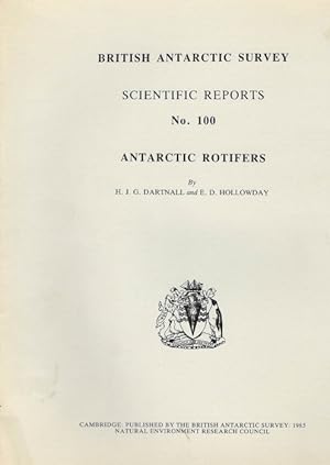 Bild des Verkufers fr Antarctic Rotifers zum Verkauf von PEMBERLEY NATURAL HISTORY BOOKS BA, ABA