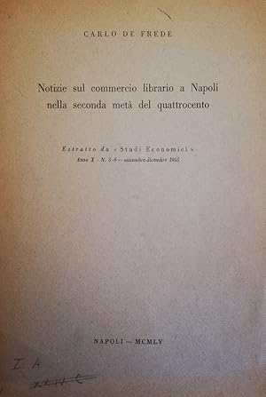 Notizie sul commercio librario a Napoli nella seconda metà del Quattrocento