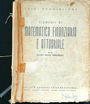 Seller image for Matematica finanziaria ed attuariale for sale by Librodifaccia