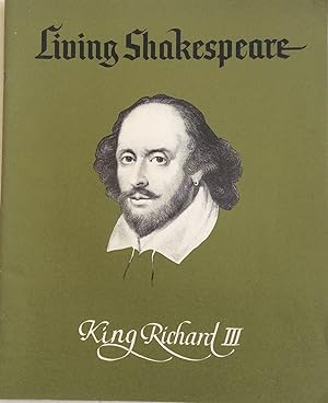 Seller image for LIVING SHAKESPEARE THE TRAGEDY OF KING RICHARD III for sale by Chris Barmby MBE. C & A. J. Barmby