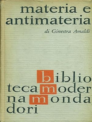 Imagen del vendedor de Materia e antimateria a la venta por Librodifaccia