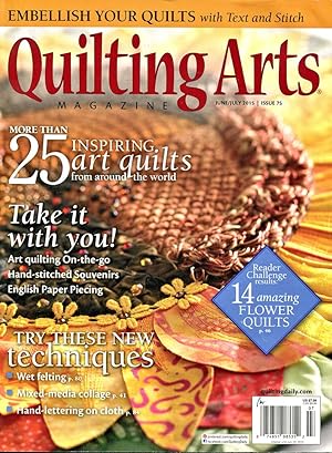 Quilting Arts Magazine (Back Issue) June/July 2015 Issue 75