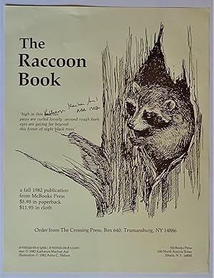 Seller image for The Raccoon Book (Publisher's Promotional Poster) for sale by Dale Steffey Books, ABAA, ILAB