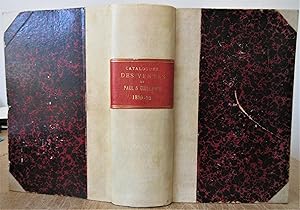 Catalogues des Ventes de Paul & Guillemin 1890 - 1893 : 16 Catalogues de Vente aux Enchères de Li...