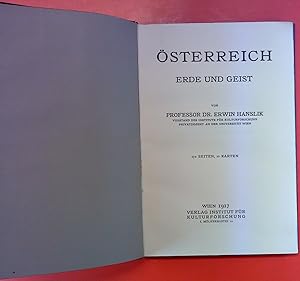 Imagen del vendedor de STERREICH. Erde und Geist. a la venta por biblion2