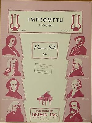 Image du vendeur pour Impromptu (piano solo) mis en vente par Faith In Print