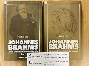 Bild des Verkufers fr Johannes Brahms - Versuch einer kritischen Dokumentar-Biographie - 2 Bnde zum Verkauf von Antiquariaat Coriovallum