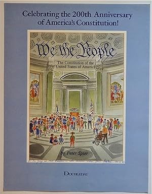 Bild des Verkufers fr We the People; The Constitution of the United States of America (Publisher's Promotional Poster) zum Verkauf von Dale Steffey Books, ABAA, ILAB
