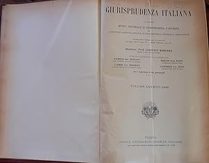 Giurisprudenza italiana Volume LXXXVII