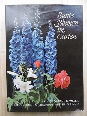 Bunte Blumen im Garten. (Illustrationen von B.E.Nicholson nach Pflanzen, die hauptsächlich auswäh...