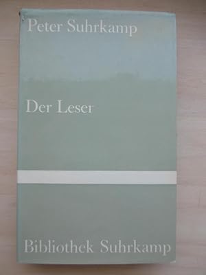 Der Leser. Reden und Aufsätze. (Herausgegeben und mit einem Nachwort versehen von Hermann Kasack).