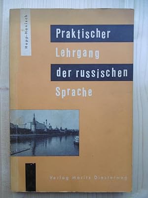 Seller image for Praktischer Lehrgang der russische Sprache. Bearbeitet von H[ermann] Wiessner). for sale by Antiquariat Steinwedel