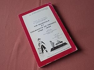 Seller image for Vie musicale et courant de pense 1780 - 1830 , Actes du Colloque tenu  l'Universit de Haute Normandie du 20 au 24 octobre 1986 , Etudes Musicologiques de la Rvolution Franaise N 1 for sale by Benot HENRY