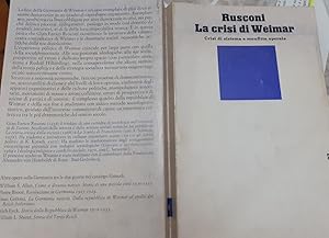 La crisi di Weimar. Crisi di sistema e sconfitta operaia