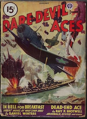 Seller image for DARE-DEVIL ACES: January, Jan. 1946 for sale by Books from the Crypt