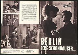 Filmprogramm PFP Nr. 75 /57, Berlin Ecke Schönhauser., Ekkehard Schall, Ilse Pagé, Regie: Gerhard...