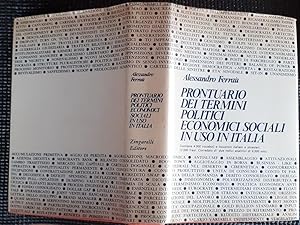 Prontuario dei termini politici economici sociali in uso in Italia