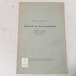 Bild des Verkufers fr Allgemeine Reformations- und Gegenreformationsgeschichte. (= Zeitschrift fr Kirchengeschichte, Bd. 68, N. F., 11, H. 1). zum Verkauf von Antiquariat Bookfarm