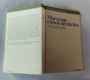 Seller image for Marxismo e teorie del diritto for sale by librisaggi
