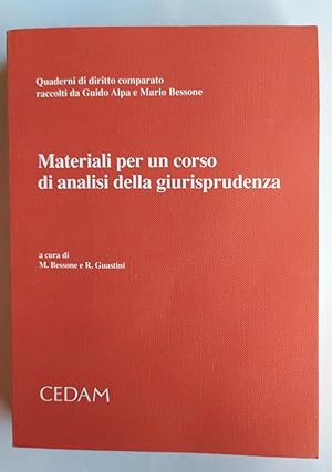 Imagen del vendedor de Materiali per un corso di analisi della giurisprudenza a la venta por librisaggi