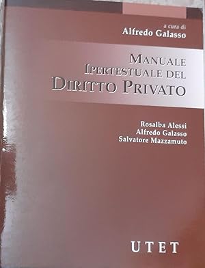 Imagen del vendedor de Manuale ipertestuale del diritto privato a la venta por librisaggi