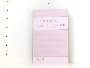 Immagine del venditore per Die Literareon Lyrik-Bibliothek venduto da Book Broker