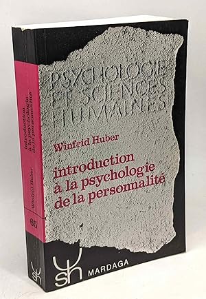 Seller image for Introduction  la psychologie de la personnalit for sale by crealivres