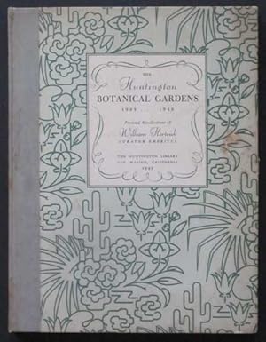 The Huntington Botanical Gardens 1905-1949