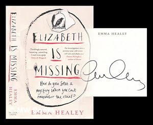 Seller image for Elizabeth is missing for sale by MW Books Ltd.