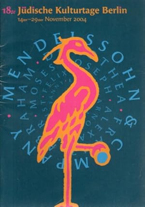 18te Jüdische Kulturtage Berlin 14ter-29ster November 2004