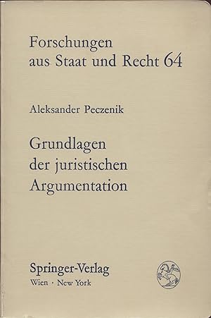 Seller image for Grundlagen der juristischen Argumentation for sale by avelibro OHG
