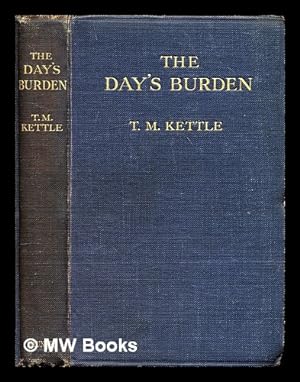 Seller image for The day's burden: studies, literary & political for sale by MW Books