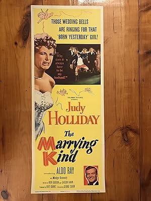 Seller image for The Marrying Kind Insert 1952 Judy Holliday, Aldo Ray for sale by AcornBooksNH
