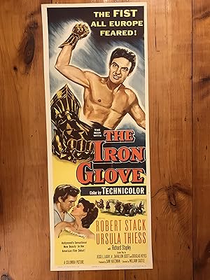 Immagine del venditore per The Iron Glove Insert 1954 Robert Stack, Ursula Thiess venduto da AcornBooksNH