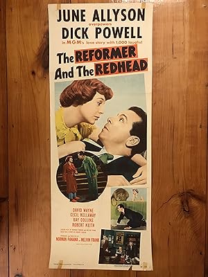The Reformer and the Redhead Insert 1950 June Allyson, Dick Powel
