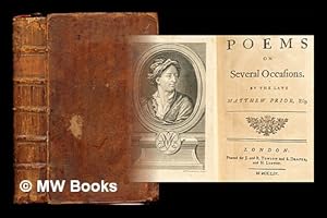 Imagen del vendedor de Poems on several occasions : By Mat. Prior, Esq a la venta por MW Books