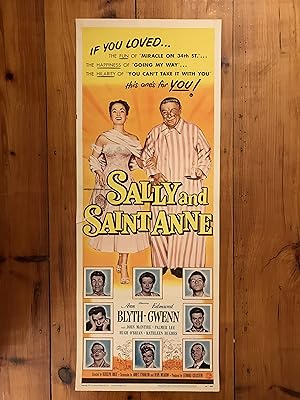 Seller image for Sally and Saint Anne Insert 1952 Ann Blyth, Edmund Gwen for sale by AcornBooksNH