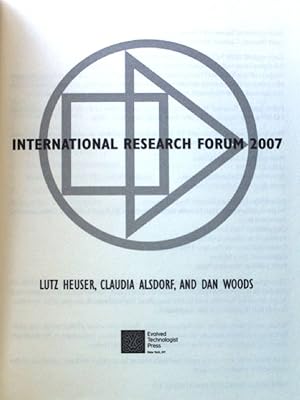 Immagine del venditore per International Research Forum 2007; venduto da books4less (Versandantiquariat Petra Gros GmbH & Co. KG)