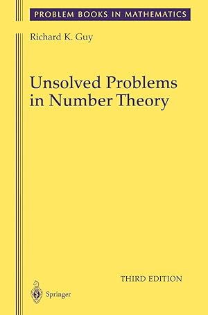 Seller image for Unsolved Problems in Number Theory for sale by moluna