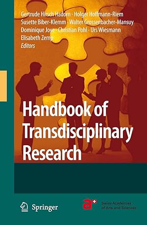 Bild des Verkufers fr Handbook of Transdisciplinary Research zum Verkauf von moluna