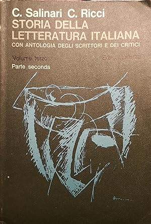 Immagine del venditore per Storia della letteratura italiana (volume terzo) venduto da librisaggi