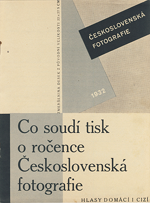 Co soudí tisk o rocence cesklovenská fotografie (press review about the Czechoslovak Photography ...