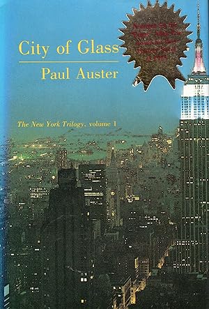 Image du vendeur pour City of Glass (volume 1, New York Trilogy) -- 3rd printing mis en vente par A Cappella Books, Inc.