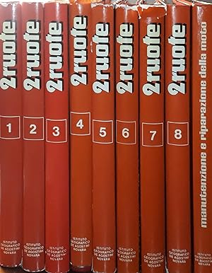 2ruote, enciclopedia illustrata della moto (volume 1 - 8, + 1 volume manutenzione e riparazione d...